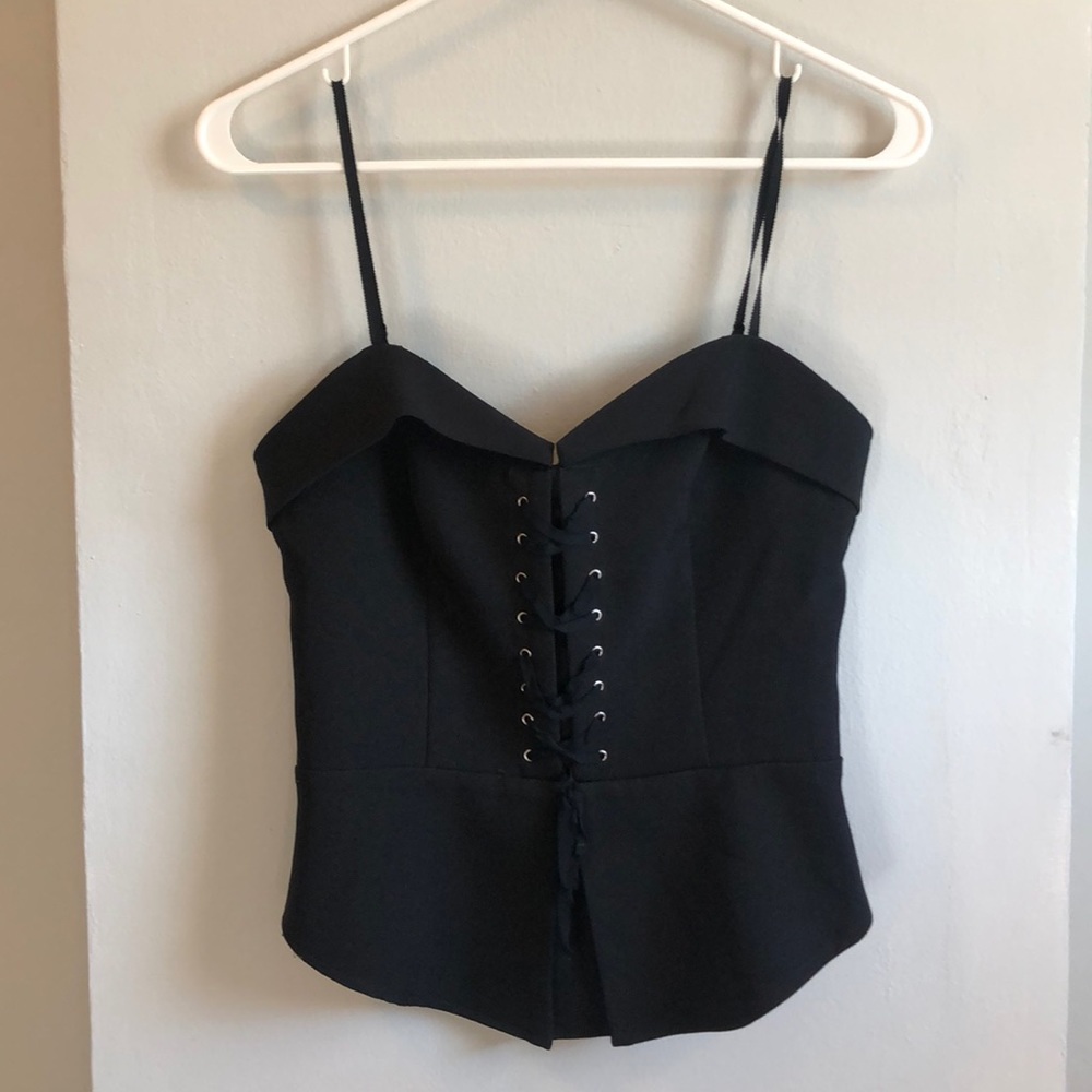 Express corset-like top